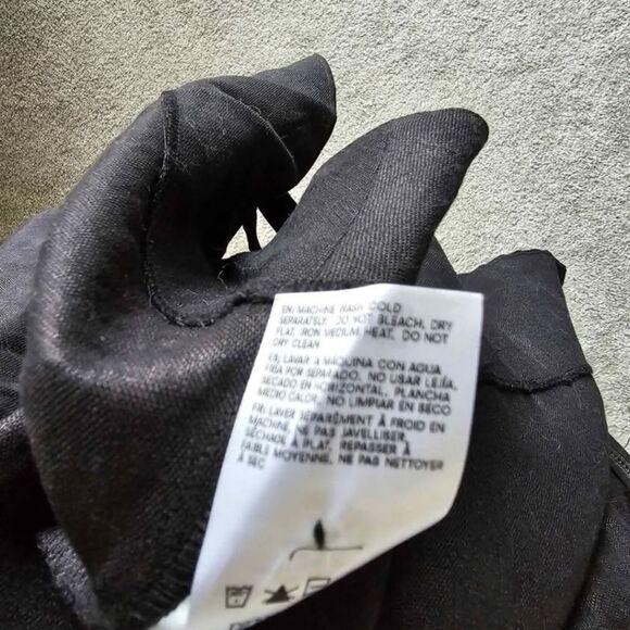 Reformation Balia Linen Dress Black - Picture 4 of 6